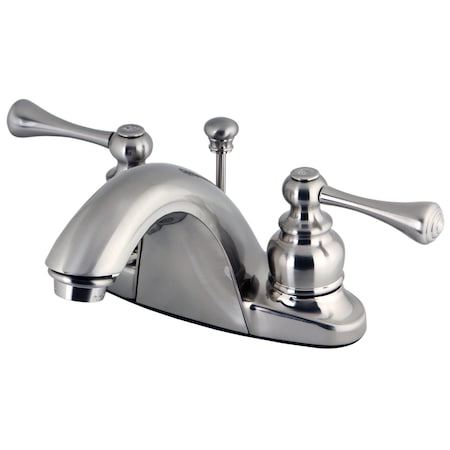Kingston Brass 4" Centerset Bathroom Faucet, Brushed Nickel GKB7648BL